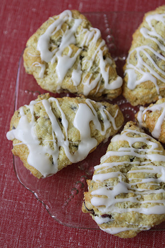 Lemon Cranberry Scone